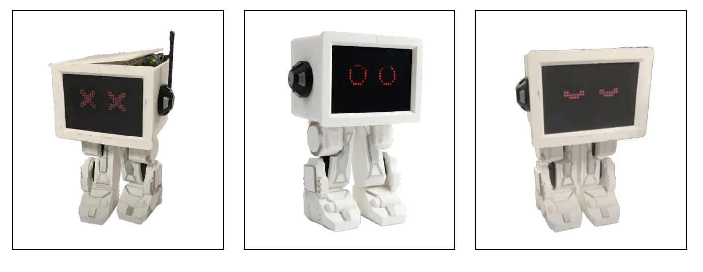 Bebe robot physical eyes