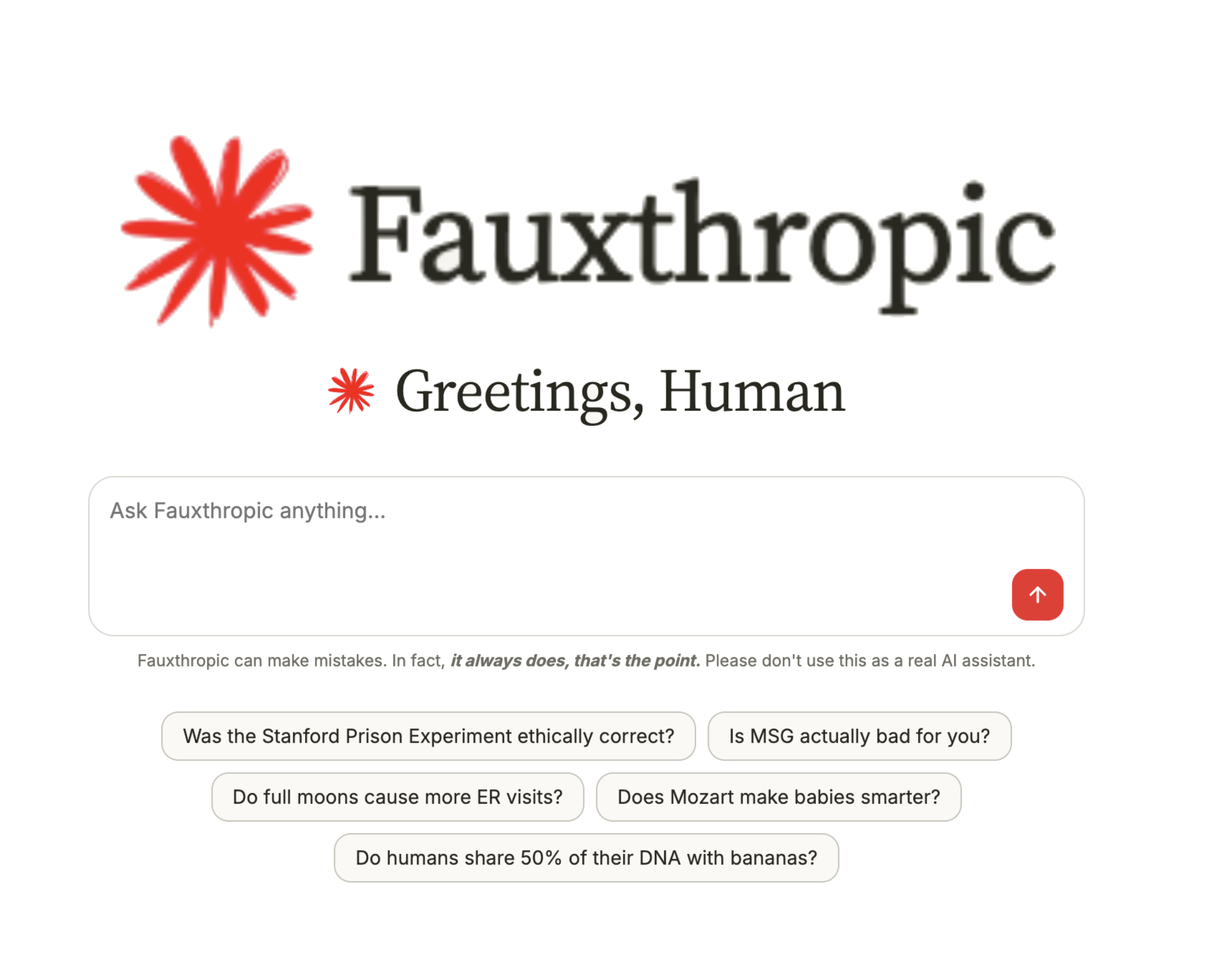 Fauxthropic