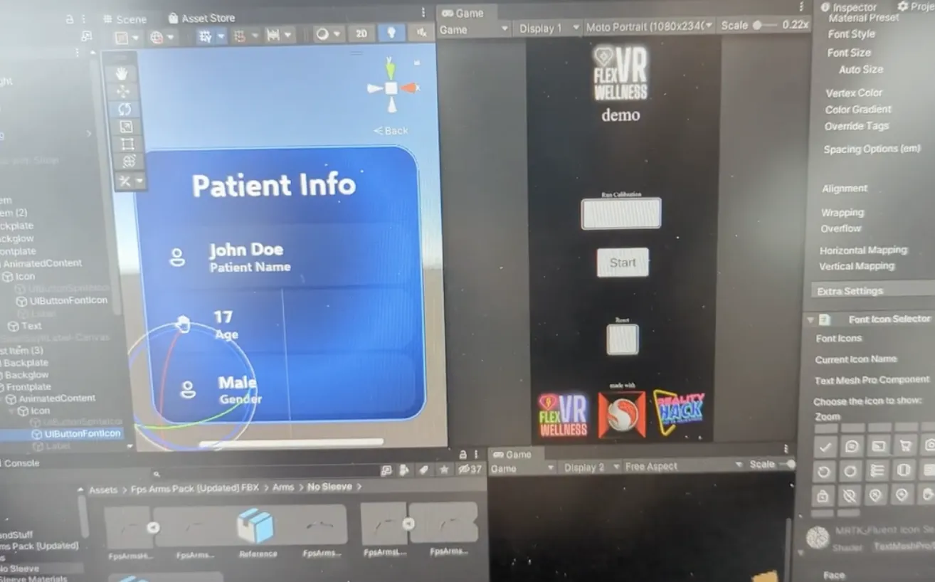 AR Interface for Therapists