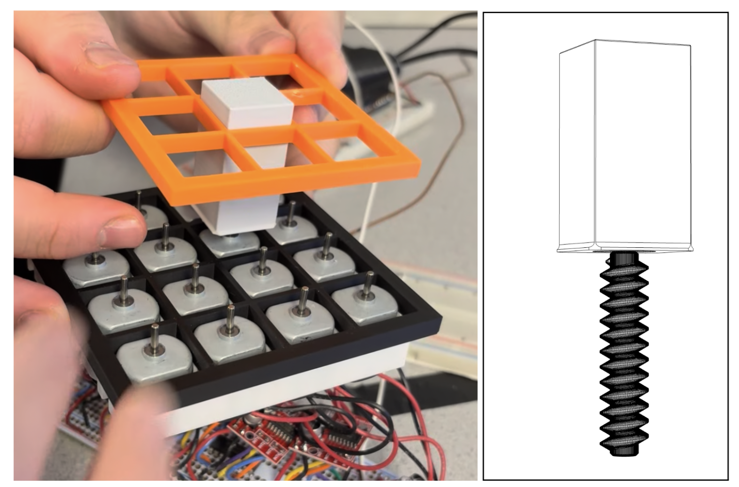 4x4 module test with 3x3 grid for friction and alignment
